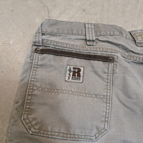 Y2K Wrangler Riggs Cool Vantage Work Pants Men's 40x34 (40x32) Flaws Workwear - Picture 7 of 10